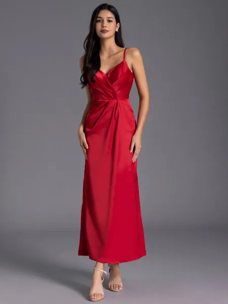 Modest A-line Spaghetti...