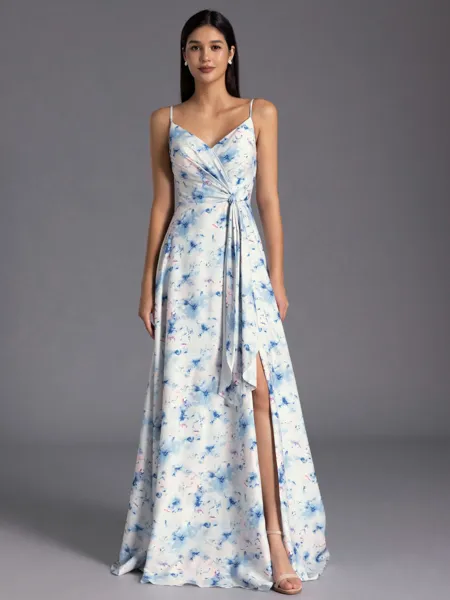 Classy A-line V-Neck...