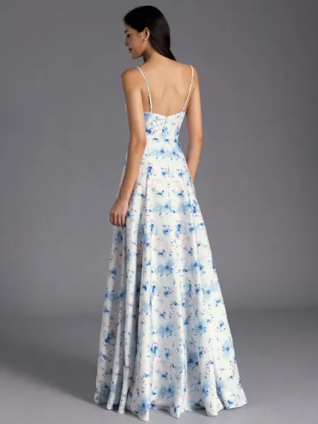 Classy A-line V-Neck...