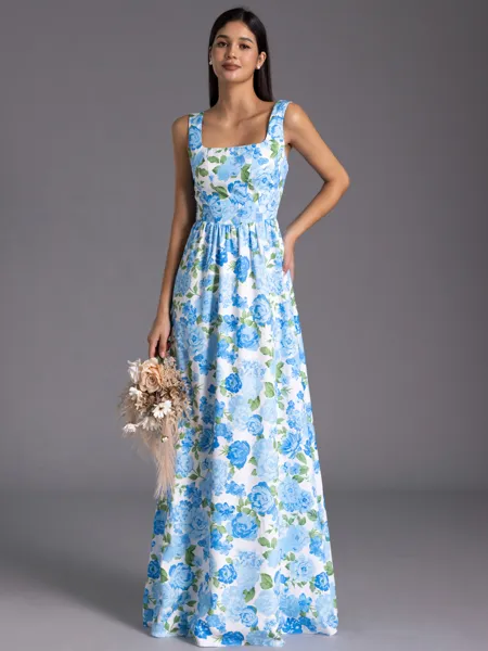 Graceful A-line Square...