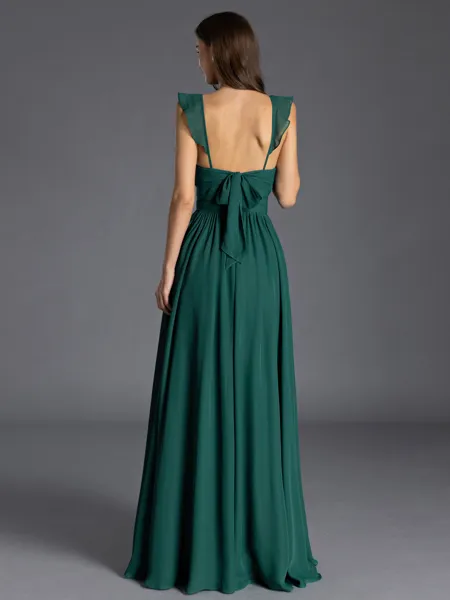 classy A-line V-Neck...