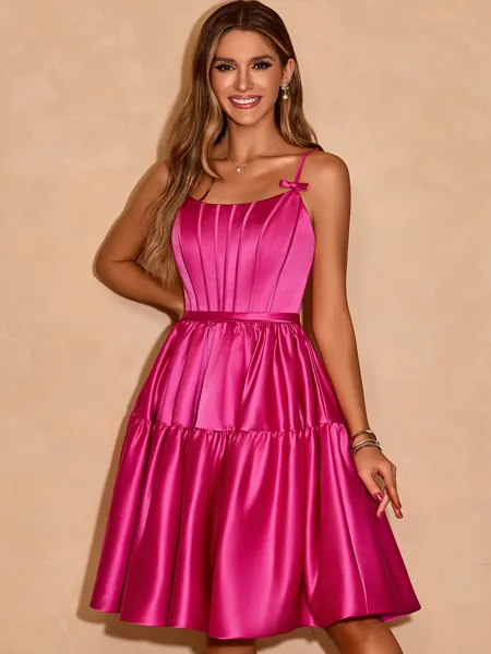 A-line Princess Spaghetti...