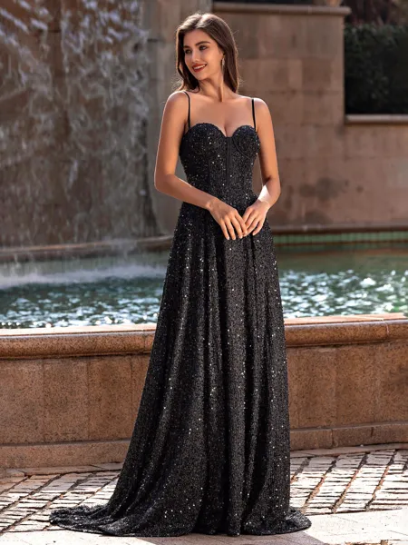 Radiant A-line Spaghetti...