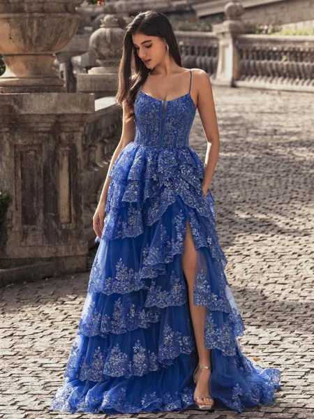 Fashion A-line Spaghetti...