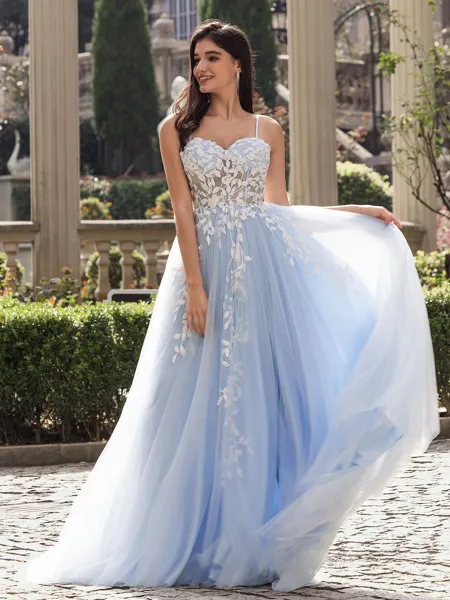 Unique A-line Spaghetti...