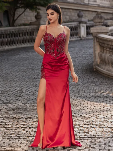 Hermosos Sheath Spaghetti...