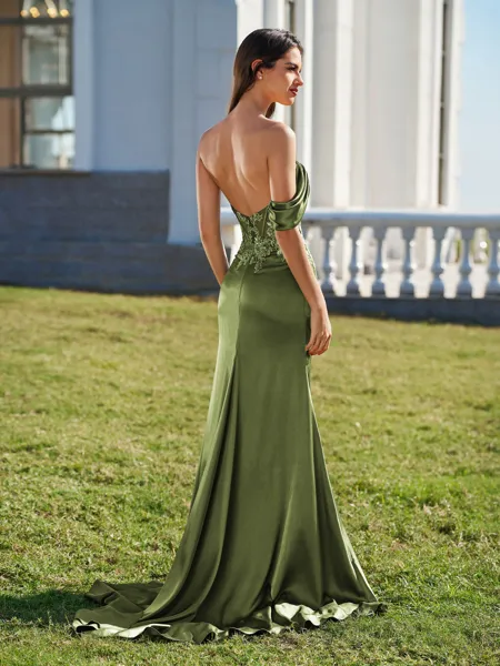 Radiant Sheath One-Shoulder...