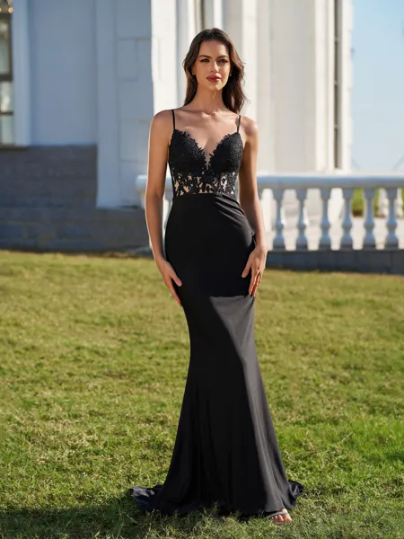 Polished Sheath V-Neck...