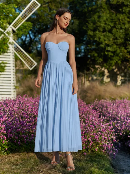 Tasteful A-line Sweetheart...