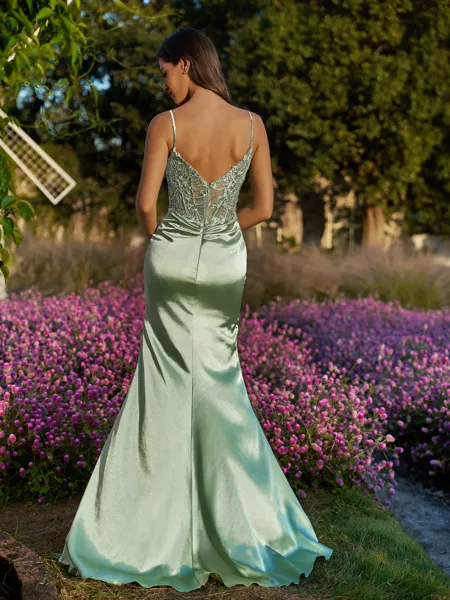 Tasteful Sheath V-Neck...