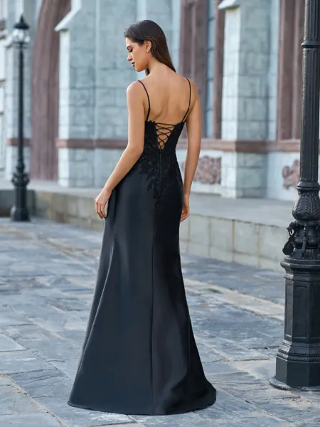 Graceful Sheath V-Neck...