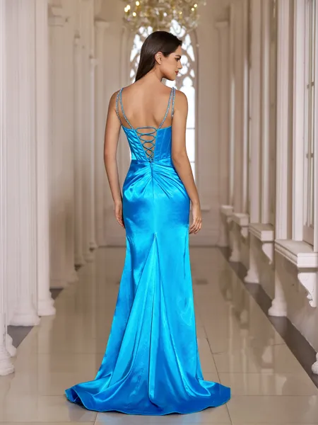 Modest Sheath V-Neck...