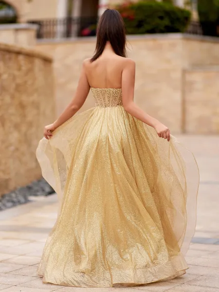 Gorgeous A-line Straight...