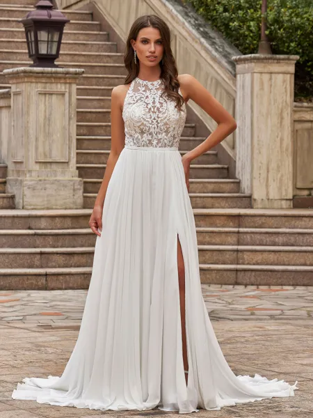 Hot A-Line/Princess Chiffon...