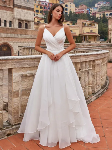 Hermosos Ball Gown Satin...
