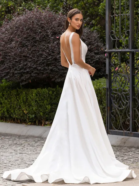 Noble A-Line/Princess Satin...