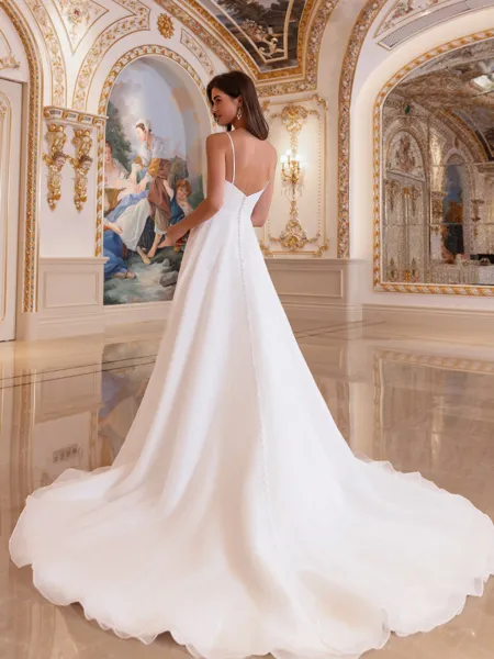 Elegant A-line Spaghetti...