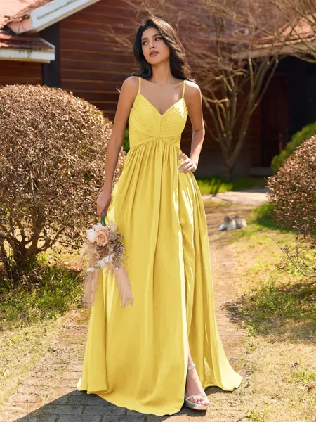 Pretty A-line V-Neck...