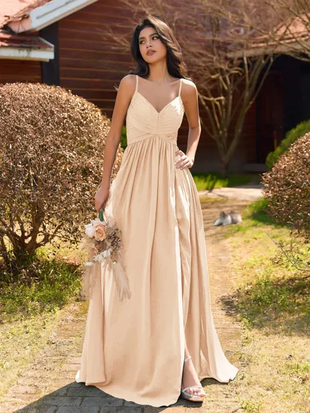 Pretty A-line V-Neck...