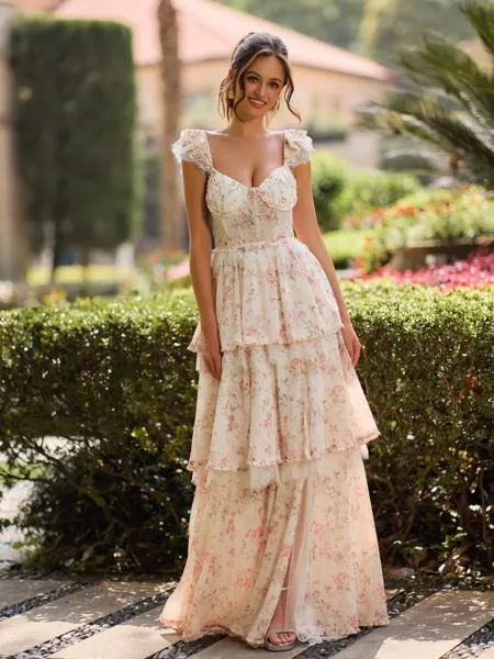 Gorgeous A-line Square...