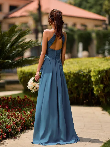 Classy A-line Halter...