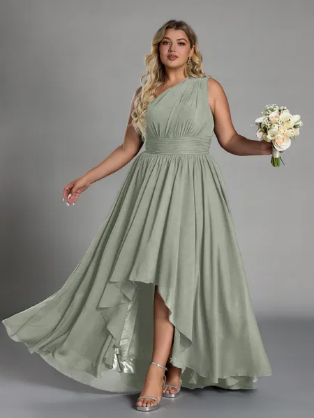 Hot A-line One-Shoulder...