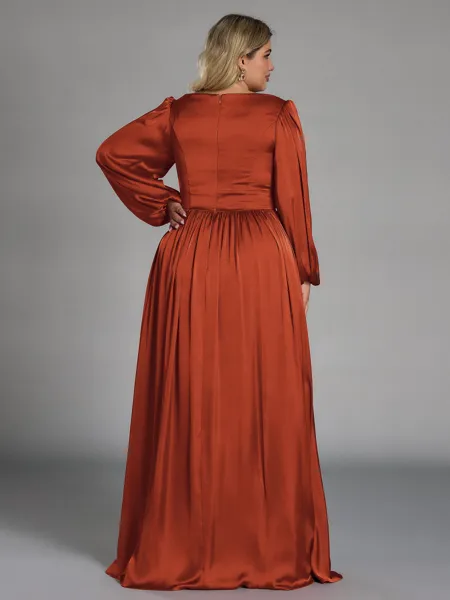 Stunning A-line V-Neck Long...