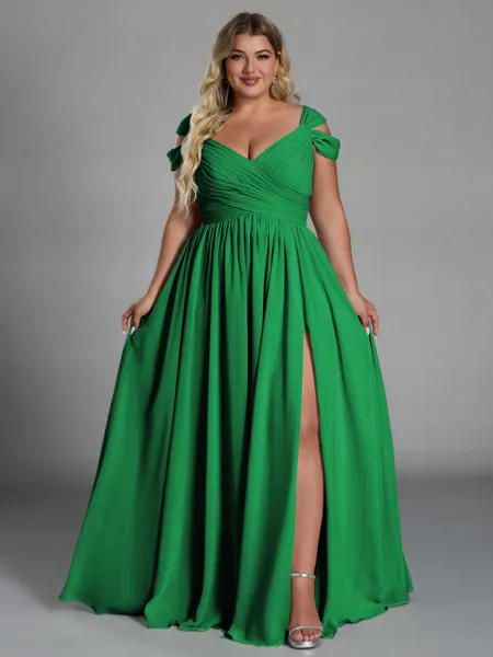 Charming A-line Cold...