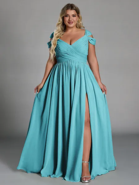 Charming A-line Cold...