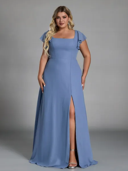 Splendiferous A-line Square...