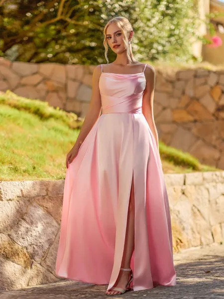 Glam A-line Spaghetti...