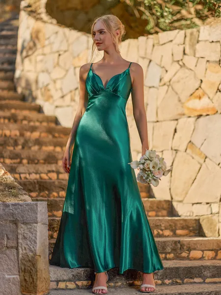 Pretty A-line V-Neck...