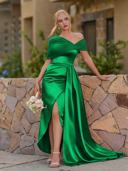 Opulent Sheath Pleated...