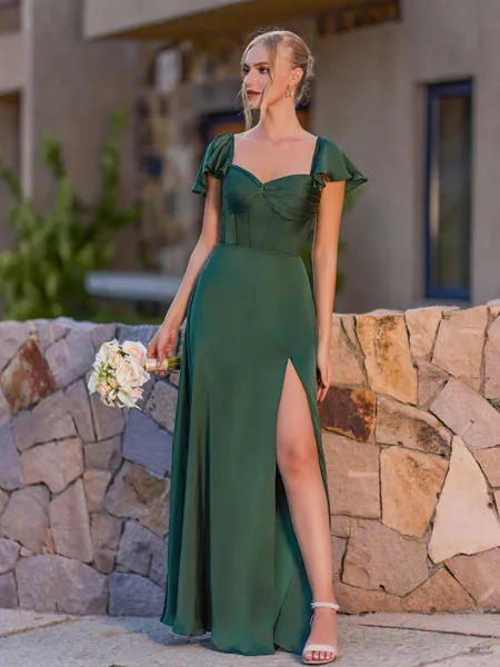 Enchanting A-line Square...