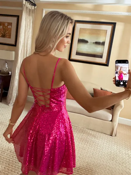 Unique A-line Spaghetti...