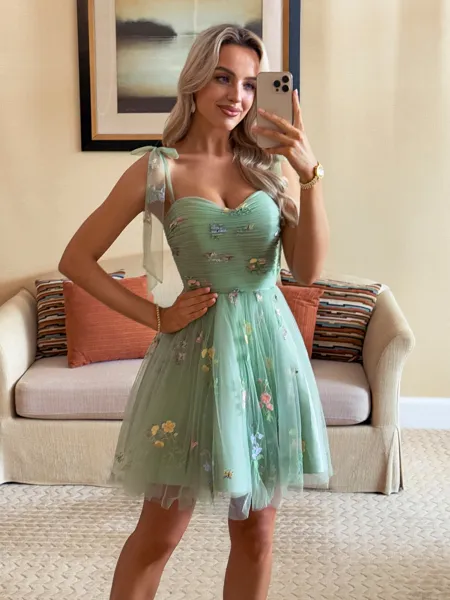 Stunning A-line Straps...