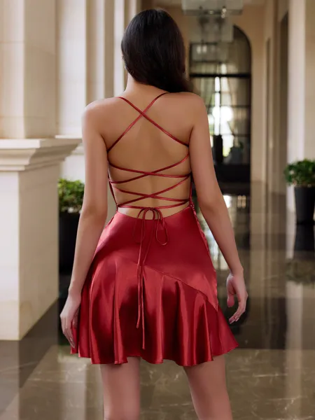 Enchanting A-line Spaghetti...