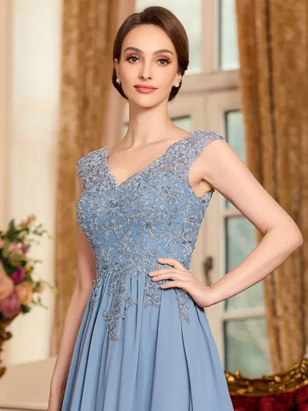 Stylish A-Line Chiffon...