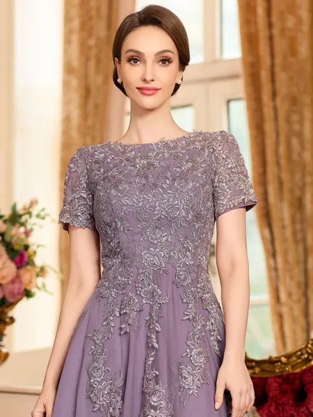 Polished A-Line Chiffon...