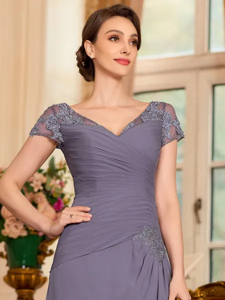 Radiant A-Line Chiffon...