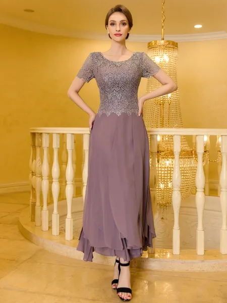 Rhythmic A-Line Chiffon...