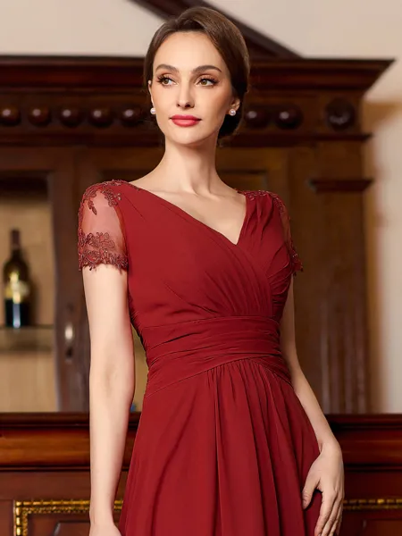 Impeccable A-Line Chiffon...