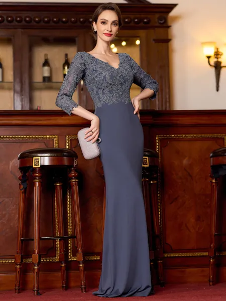 Gorgeous Sheath Jersey Lace...