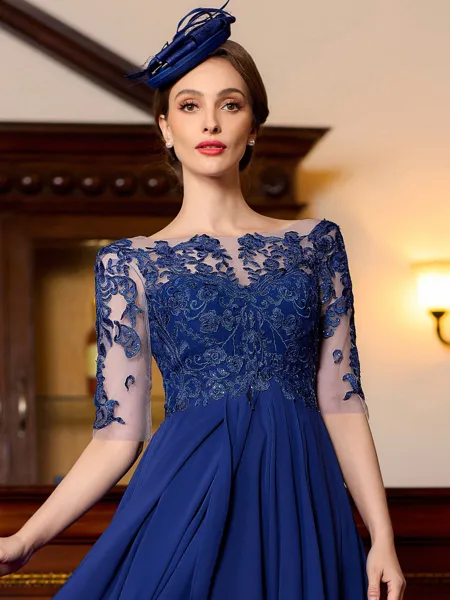 Polished A-Line Chiffon...