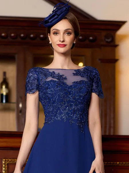 Immaculate A-Line Chiffon...