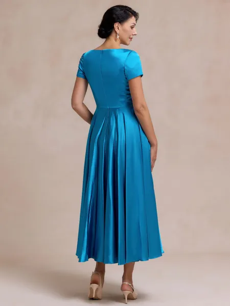 Glamorous A-line V-Neck...