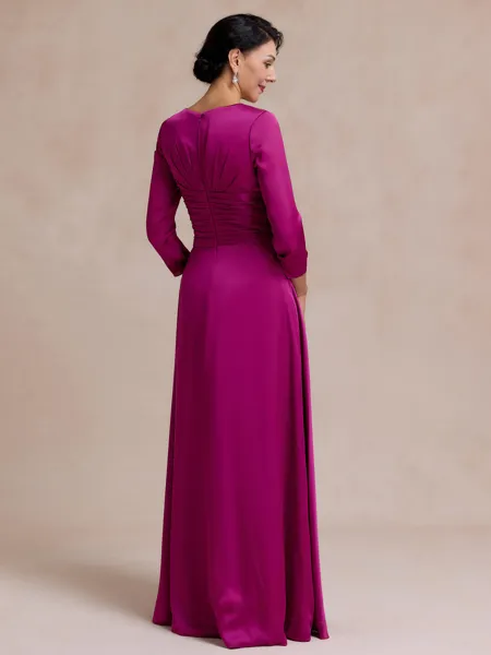 Flattering A-line V-Neck...