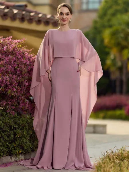 Grand Sheath/Column Chiffon...