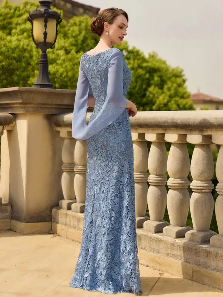 Modest Sheath V-Neck...