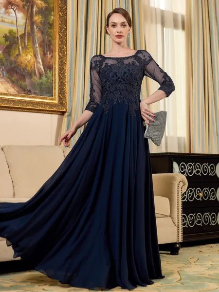 Resplendent A-line Scoop...